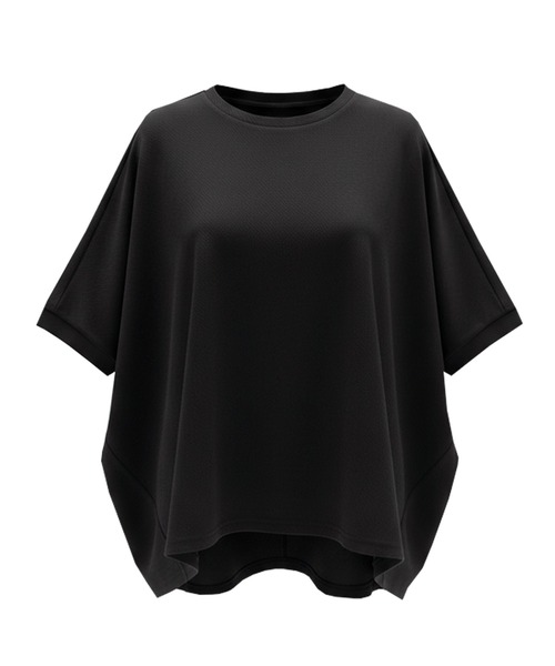 coca(coca)(コカ)の「\SNSで話題!!/ライトエンボスワイドトップス(Tシャツ/カットソー・レディース・グレー/ブラック・L/M)」の21枚目の写真