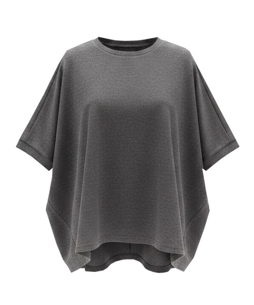 coca(coca)(コカ)の「\SNSで話題!!/ライトエンボスワイドトップス(Tシャツ/カットソー・レディース・グレー/ブラック・L/M)」の22枚目の写真