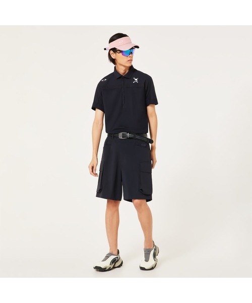 OAKLEY(オークリー)の「オークリーSKULL TALENTED BLOCK SHIRT ポロシャツ/ゴルフメンズ/ゴルフ/吸汗速乾/接触冷感/OAKLEY(ポロシャツ・メンズ・ブラック/ホワイト・M/L)」の12枚目の写真