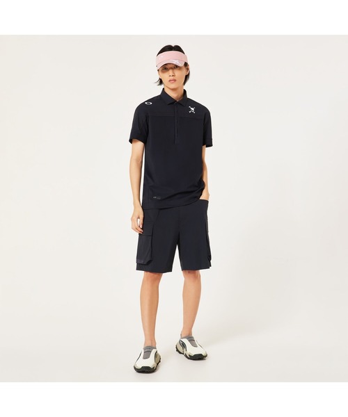 OAKLEY(オークリー)の「オークリーSKULL TALENTED BLOCK SHIRT ポロシャツ/ゴルフメンズ/ゴルフ/吸汗速乾/接触冷感/OAKLEY(ポロシャツ・メンズ・ブラック/ホワイト・M/L)」の13枚目の写真