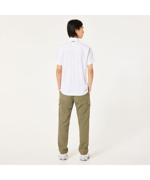 OAKLEY(オークリー)の「オークリーSKULL TALENTED BLOCK SHIRT ポロシャツ/ゴルフメンズ/ゴルフ/吸汗速乾/接触冷感/OAKLEY(ポロシャツ・メンズ・ブラック/ホワイト・M/L)」の5枚目の写真