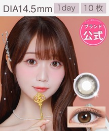 melady（ミレディ）の「【回らない水光カラコン】melady 1DAY ワンデー 10枚入り ゼロスピンスター 新色（コンタクトレンズ・カラコン）」