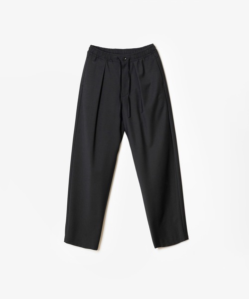 ATTACHMENT(アタッチメント)の「2/80 PE/WO ストレッチトロ イージートラウザーズ / 2/80 PE/WO STRETCH TRO EASY TROUSERS(スラックス・メンズ・ブラック/グレー・2/1/4/3)」の3枚目の写真