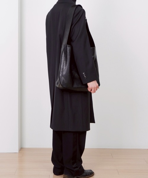 Never mind the XU / Chikashitsu+(ネバーマインド ザ エックスユー / チカシツプラス)の「【HAH ARCHIVE】HH Belted Bag 2-Way / 【ハーアーカイブ】HHベルテッドバッグ2ウェイワンショルダーバッグ(ショルダーバッグ・メンズ・ブラウン/ブラック・ONE SIZE)」の19枚目の写真