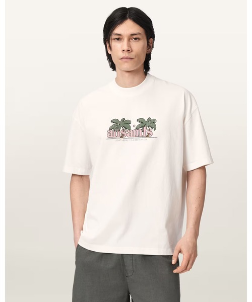 ALLSAINTS(オールセインツ)の「TROPPO SS CREW | TROPPO 半袖 クルー(Tシャツ/カットソー・メンズ・ホワイト・L)」の1枚目の写真