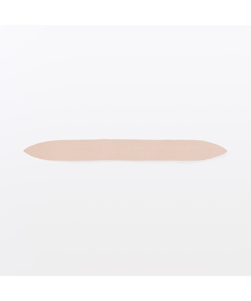 無印良品(ムジルシリョウヒン)の「UVカットリヨセルリネンポケット付きスカーフ(バンダナ/スカーフ・レディース・ライトオレンジ系/ライトブルー・FREE)」の9枚目の写真