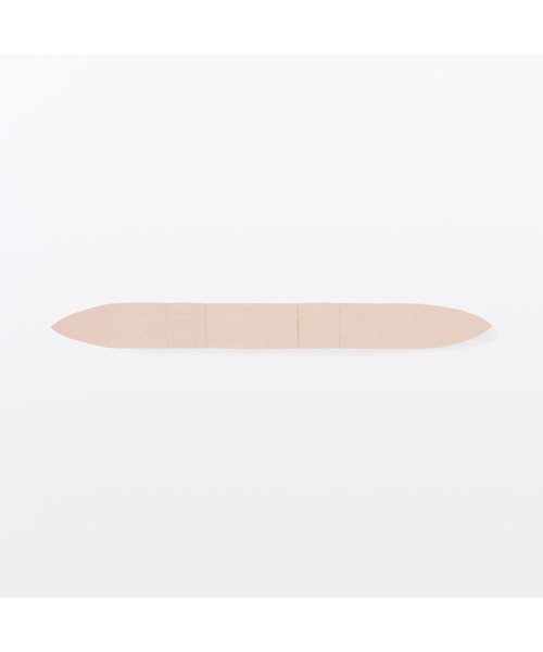 無印良品(ムジルシリョウヒン)の「UVカットリヨセルリネンポケット付きスカーフ(バンダナ/スカーフ・レディース・ライトオレンジ系/ライトブルー・FREE)」の10枚目の写真