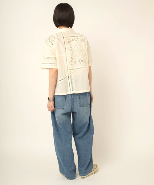 RNA-N(アールエヌエーエヌ)の「R4474 デザインカーブデニム(デニムパンツ・レディース・ダークインディゴブルー/ライトインディゴブルー・FREE)」の20枚目の写真