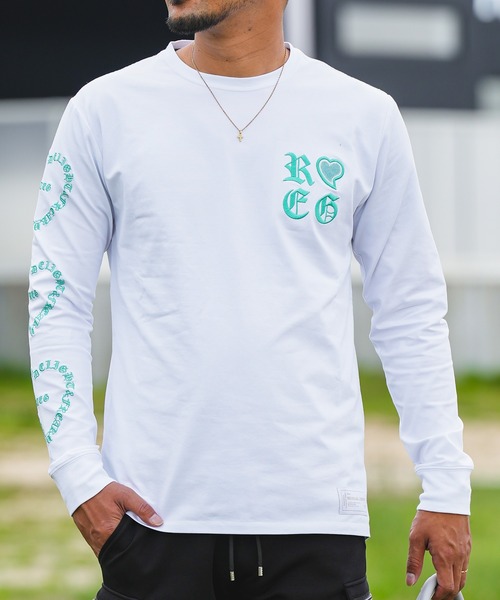 adamsJUGGLER(アダムスジャグラー)の「RTEGハート&TBロンティー(Tシャツ/カットソー・メンズ・ホワイト/ブラック・M/S/XXL/XL/L)」の8枚目の写真