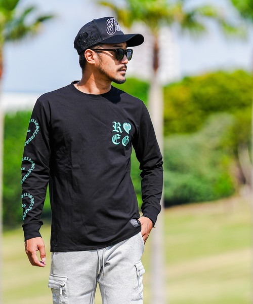 adamsJUGGLER(アダムスジャグラー)の「RTEGハート&TBロンティー(Tシャツ/カットソー・メンズ・ホワイト/ブラック・M/S/XXL/XL/L)」の12枚目の写真