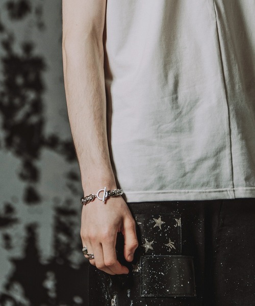 NO ID.（ノーアイディ）の「【NO ID.】Double Chain Bracelet / ダブル チェーン ブレスレット（ブレスレット・メンズ・シルバー・ONE SIZE）」の9枚目の写真