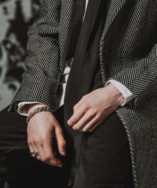 NO ID.（ノーアイディ）の「【NO ID.】Double Chain Bracelet / ダブル チェーン ブレスレット（ブレスレット・メンズ・シルバー・ONE SIZE）」の12枚目の写真