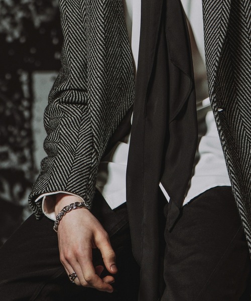 NO ID.（ノーアイディ）の「【NO ID.】Double Chain Bracelet / ダブル チェーン ブレスレット（ブレスレット・メンズ・シルバー・ONE SIZE）」の14枚目の写真