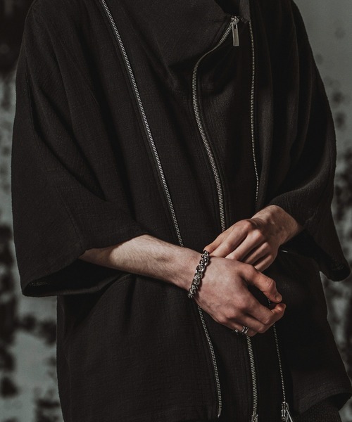 NO ID.（ノーアイディ）の「【NO ID.】Double Chain Bracelet / ダブル チェーン ブレスレット（ブレスレット・メンズ・シルバー・ONE SIZE）」の15枚目の写真
