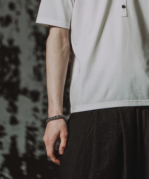NO ID.（ノーアイディ）の「【NO ID.】Double Chain Bracelet / ダブル チェーン ブレスレット（ブレスレット・メンズ・シルバー・ONE SIZE）」の17枚目の写真