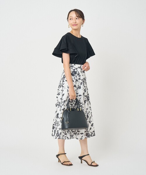 ANAYI(アナイ)の「コットン刺繍プリントフレア スカート(スカート・レディース・ホワイト・38/36)」の17枚目の写真