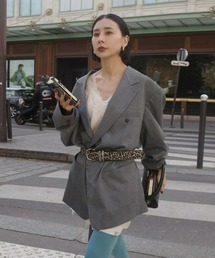 Ameri(�A����)��DEFORMATION TACK HOUNDSTOOTH JACKET(�e�[���[�h�W���P�b�g)