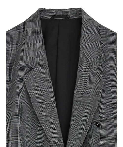 Ameri(アメリ)の「DEFORMATION TACK HOUNDSTOOTH JACKET(テーラードジャケット・レディース・グレー・MEDIUM/SMALL)」の7枚目の写真