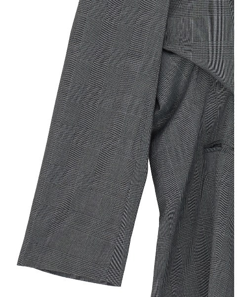 Ameri(アメリ)の「DEFORMATION TACK HOUNDSTOOTH JACKET(テーラードジャケット・レディース・グレー・MEDIUM/SMALL)」の8枚目の写真