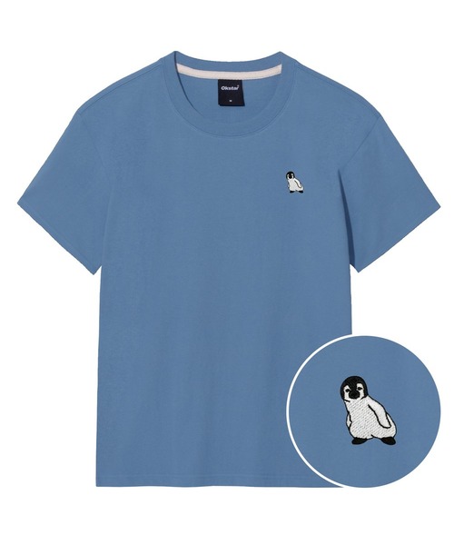 ペンギン刺繍半袖（Tシャツ/カットソー）｜OKSTAR（オクスター）の