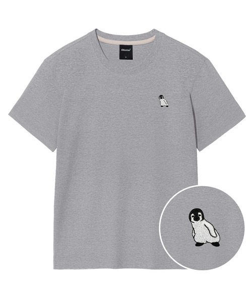 ペンギン刺繍半袖（Tシャツ/カットソー）｜OKSTAR（オクスター）の