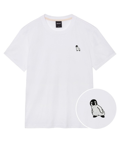 セール】ペンギン刺繍半袖（Tシャツ/カットソー）｜OKSTAR（オクスター