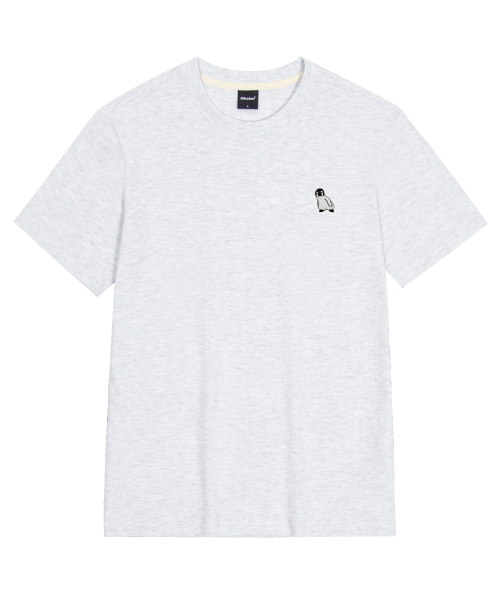 OKSTAR(オクスター)の「ペンギン刺繍半袖(Tシャツ/カットソー・レディース・ライトベージュ/ブラック/カーキ/ライトグレー/ダークブルー/ネイビー/ダークグリーン/グレー/クリーム/ホワイト/ダークグレー・SMALL/MEDIUM/LARGE/X-LARGE/2XL/3XL/4XL)」の15枚目の写真