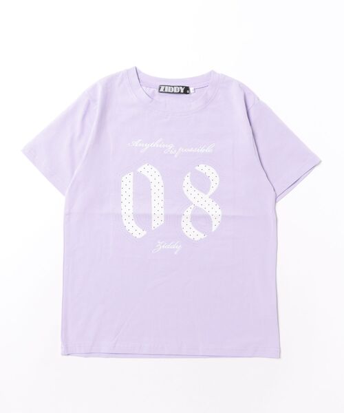 ZIDDY（ジディ）の「【接触冷感】ナンバーTシャツ(130~160cm)（Tシャツ/カットソー・キッズ・グレー/パープル・150cm/130cm/140cm/FREE）」の2枚目の写真