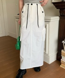YUGA（ユーガ）の「YUGA_YGMC　　Korean-style  Cargo-style pencil long skirt（スカート）」