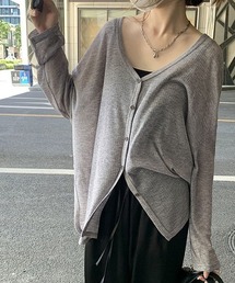 YUGA オーバーサイズシルエット サマーカーディガン