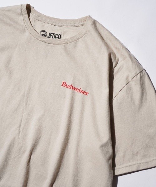 THRIFTY LOOK(スリフティールック)の「BUDWEISER バドワイザー / VINTAGE POSTER TEE(Tシャツ/カットソー・メンズ・ブラック/サンドベージュ・LARGE/X-LARGE)」の4枚目の写真