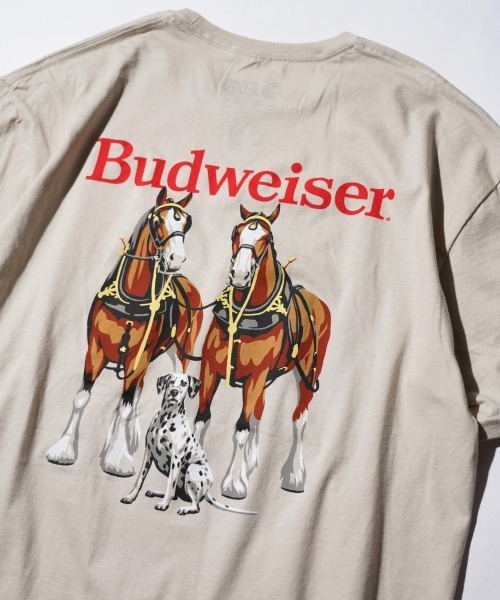 THRIFTY LOOK(スリフティールック)の「BUDWEISER バドワイザー / VINTAGE POSTER TEE(Tシャツ/カットソー・メンズ・ブラック/サンドベージュ・LARGE/X-LARGE)」の22枚目の写真