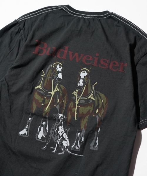 THRIFTY LOOK(スリフティールック)の「BUDWEISER バドワイザー / VINTAGE POSTER TEE(Tシャツ/カットソー・メンズ・ブラック/サンドベージュ・LARGE/X-LARGE)」の16枚目の写真