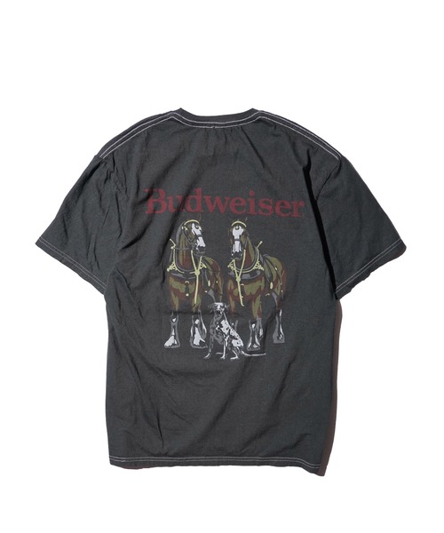 THRIFTY LOOK(スリフティールック)の「BUDWEISER バドワイザー / VINTAGE POSTER TEE(Tシャツ/カットソー・メンズ・ブラック/サンドベージュ・LARGE/X-LARGE)」の8枚目の写真