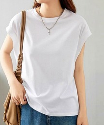 大人カジュアル半端袖Tシャツ