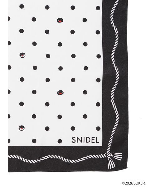 SNIDEL(スナイデル)の「【PINGU(TM)】バリエスカーフ(バンダナ/スカーフ・レディース・ドット/その他・F)」の6枚目の写真