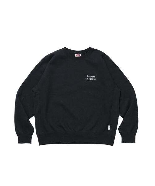 BEN DAVIS（ベンデイビス）の「【BEN DAVIS（ベンデイビス）】BD SWEAT CREW / スウェット クルーネック 裏起毛 ワンポイント刺繍 リサイズ ユニセックス（スウェット・メンズ・ホワイト系その他/ミント/ブラック/ネイビー/グレー・MEDIUM/X-LARGE/LARGE）」の9枚目の写真