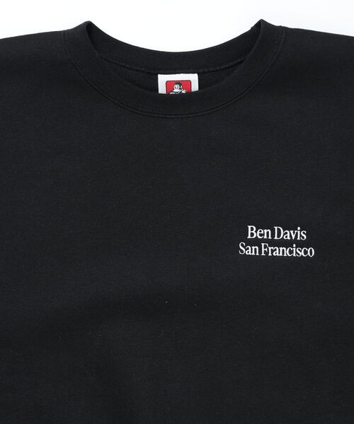 BEN DAVIS（ベンデイビス）の「【BEN DAVIS（ベンデイビス）】BD SWEAT CREW / スウェット クルーネック 裏起毛 ワンポイント刺繍 リサイズ ユニセックス（スウェット・メンズ・ホワイト系その他/ミント/ブラック/ネイビー/グレー・MEDIUM/X-LARGE/LARGE）」の11枚目の写真