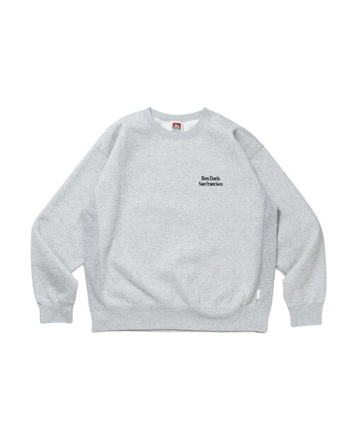 BEN DAVIS（ベンデイビス）の「【BEN DAVIS（ベンデイビス）】BD SWEAT CREW / スウェット クルーネック 裏起毛 ワンポイント刺繍 リサイズ ユニセックス（スウェット・メンズ・ホワイト系その他/ミント/ブラック/ネイビー/グレー・MEDIUM/X-LARGE/LARGE）」の14枚目の写真