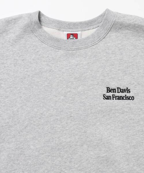 BEN DAVIS（ベンデイビス）の「【BEN DAVIS（ベンデイビス）】BD SWEAT CREW / スウェット クルーネック 裏起毛 ワンポイント刺繍 リサイズ ユニセックス（スウェット・メンズ・ホワイト系その他/ミント/ブラック/ネイビー/グレー・MEDIUM/X-LARGE/LARGE）」の16枚目の写真
