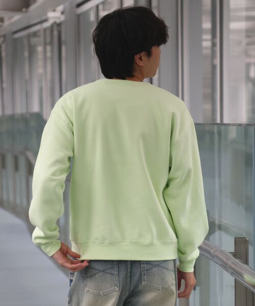 BEN DAVIS（ベンデイビス）の「【BEN DAVIS（ベンデイビス）】BD SWEAT CREW / スウェット クルーネック 裏起毛 ワンポイント刺繍 リサイズ ユニセックス（スウェット・メンズ・ホワイト系その他/ミント/ブラック/ネイビー/グレー・MEDIUM/X-LARGE/LARGE）」の18枚目の写真