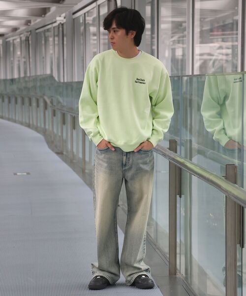 BEN DAVIS（ベンデイビス）の「【BEN DAVIS（ベンデイビス）】BD SWEAT CREW / スウェット クルーネック 裏起毛 ワンポイント刺繍 リサイズ ユニセックス（スウェット・メンズ・ホワイト系その他/ミント/ブラック/ネイビー/グレー・MEDIUM/X-LARGE/LARGE）」の19枚目の写真