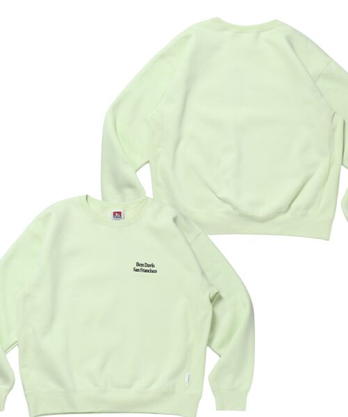 BEN DAVIS（ベンデイビス）の「【BEN DAVIS（ベンデイビス）】BD SWEAT CREW / スウェット クルーネック 裏起毛 ワンポイント刺繍 リサイズ ユニセックス（スウェット・メンズ・ホワイト系その他/ミント/ブラック/ネイビー/グレー・MEDIUM/X-LARGE/LARGE）」の20枚目の写真
