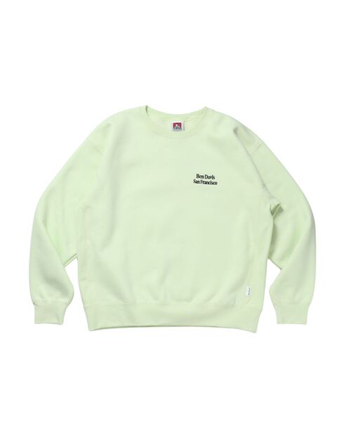 BEN DAVIS（ベンデイビス）の「【BEN DAVIS（ベンデイビス）】BD SWEAT CREW / スウェット クルーネック 裏起毛 ワンポイント刺繍 リサイズ ユニセックス（スウェット・メンズ・ホワイト系その他/ミント/ブラック/ネイビー/グレー・MEDIUM/X-LARGE/LARGE）」の21枚目の写真