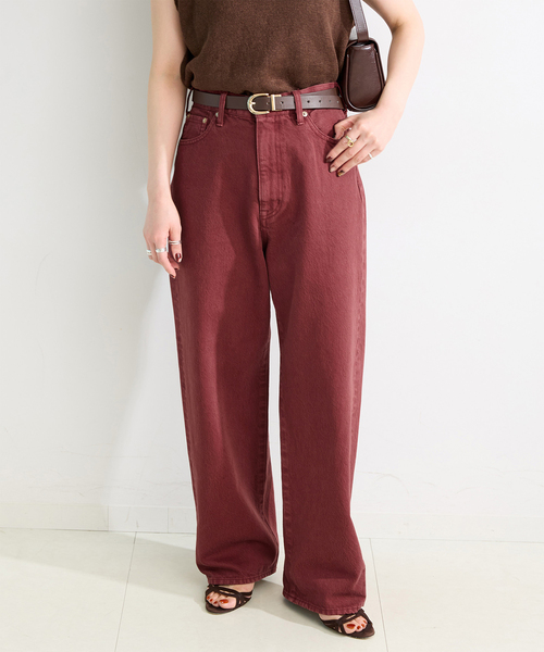 B.C STOCK（ベーセーストック）の「ウォッシャブル / DU JOUR / デュ ジュール *MAI.M. LINEAR JEAN（その他パンツ・レディース・ブラック/ブルー/ホワイト/ボルドー・34/38/36）」の4枚目の写真