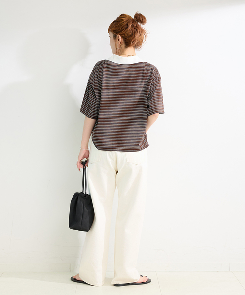 B.C STOCK（ベーセーストック）の「ウォッシャブル / DU JOUR / デュ ジュール *MAI.M. LINEAR JEAN（その他パンツ・レディース・ブラック/ブルー/ホワイト/ボルドー・34/38/36）」の11枚目の写真