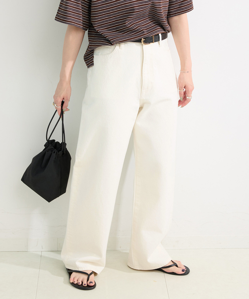 B.C STOCK（ベーセーストック）の「ウォッシャブル / DU JOUR / デュ ジュール *MAI.M. LINEAR JEAN（その他パンツ・レディース・ブラック/ブルー/ホワイト/ボルドー・34/38/36）」の12枚目の写真