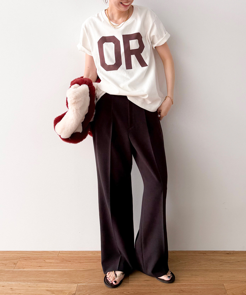 Spick & Span（スピックアンドスパン）の「Spick & Span ECO FUR TOTE / エコファートート（トートバッグ・レディース・レッド/ブラウン・FREE）」の8枚目の写真