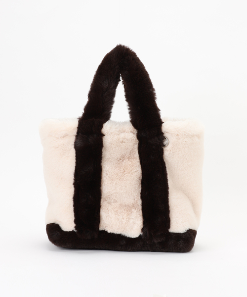 Spick & Span（スピックアンドスパン）の「Spick & Span ECO FUR TOTE / エコファートート（トートバッグ・レディース・レッド/ブラウン・FREE）」の9枚目の写真