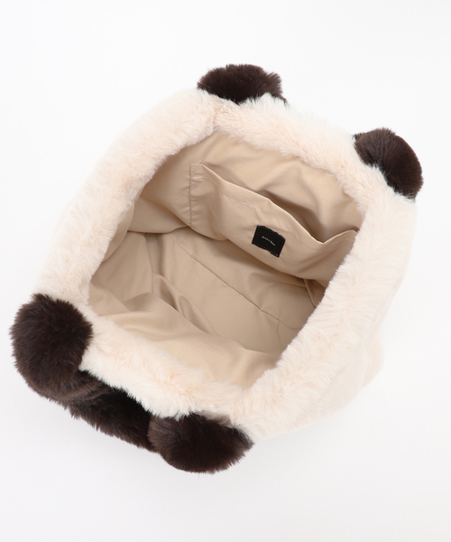 Spick & Span（スピックアンドスパン）の「Spick & Span ECO FUR TOTE / エコファートート（トートバッグ・レディース・レッド/ブラウン・FREE）」の13枚目の写真